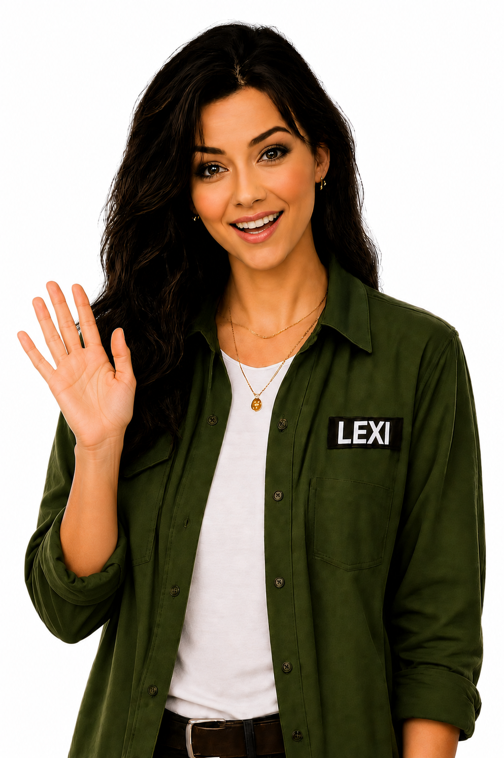 Lexi waving